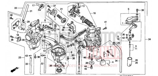 CARBURATORE (XR250RE/RF) XR250RF di 1985